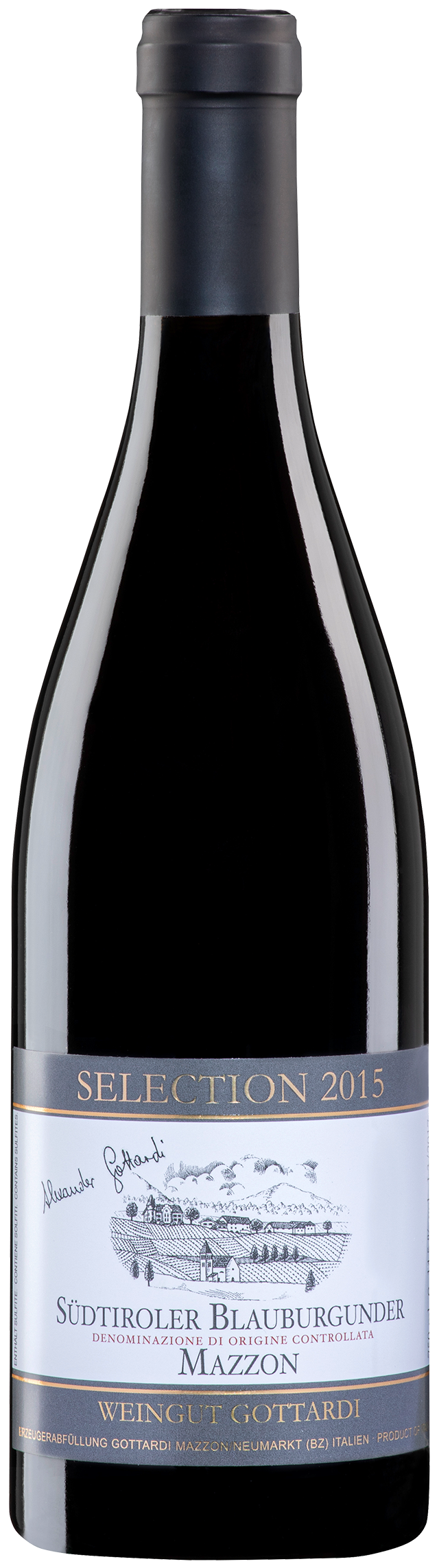 Pinot Nero Alto Adige Selection Alexander Gottardi 2015 Mazzon - Weingut Gottardi Mazzon
